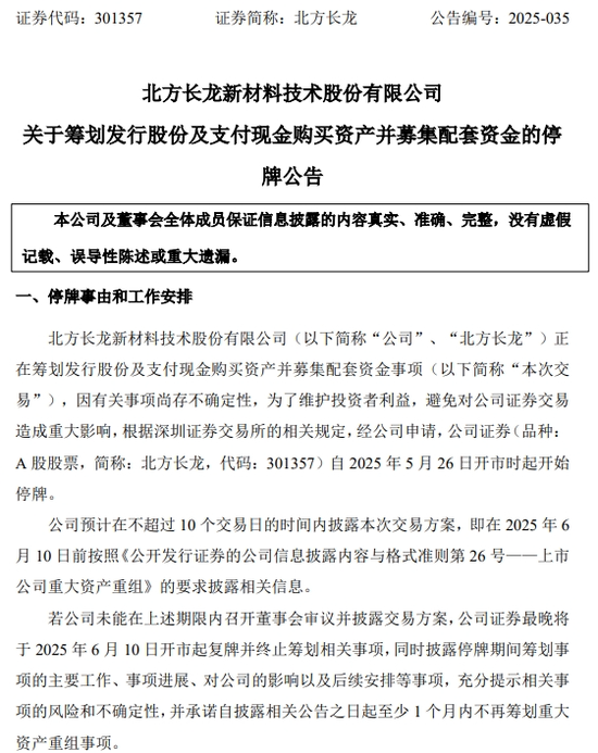 301357，筹划资产重组，明起停牌 第1张